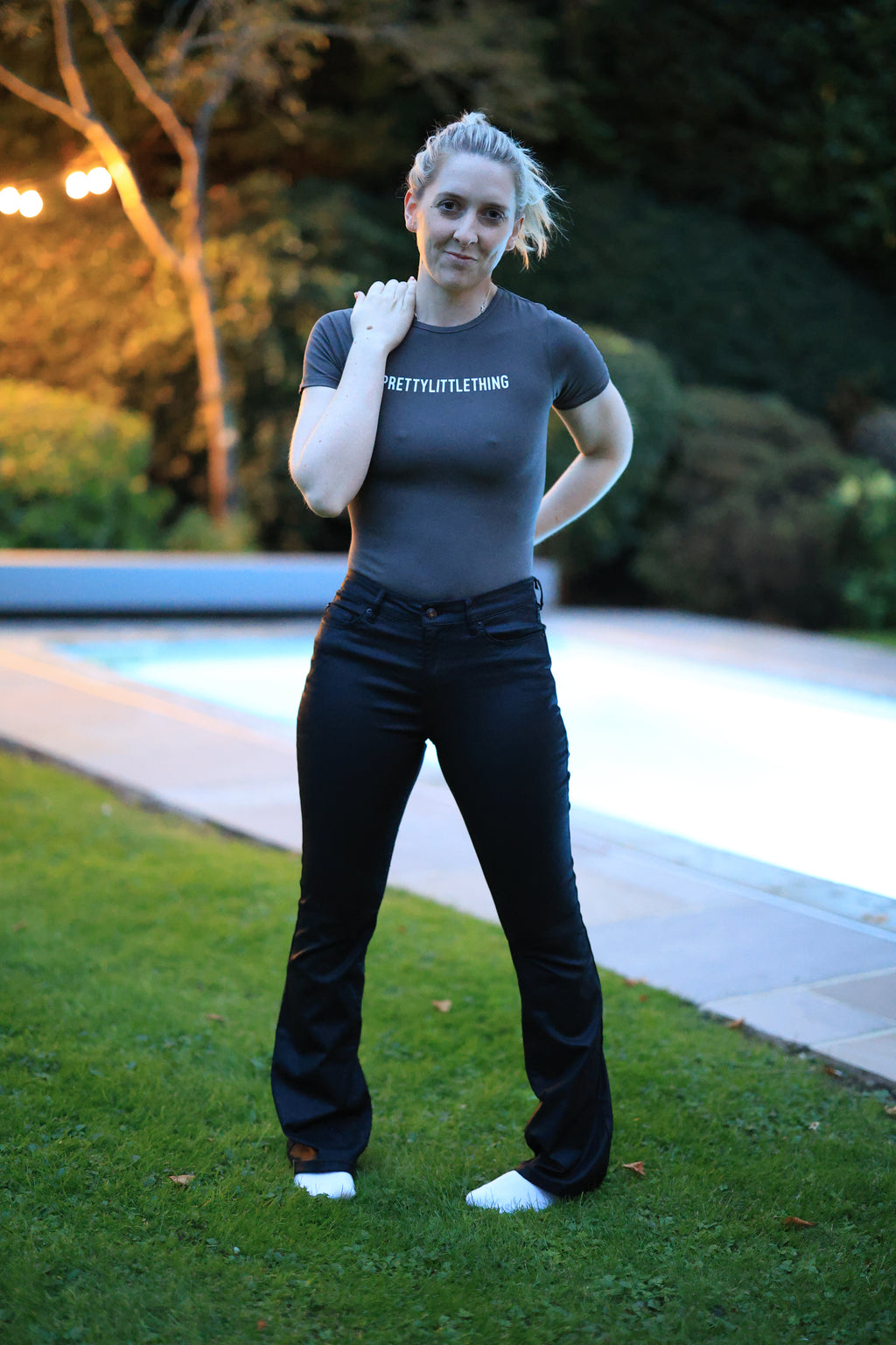 Night Shoot - Bodysuit & Jeans In Pool & Hottub