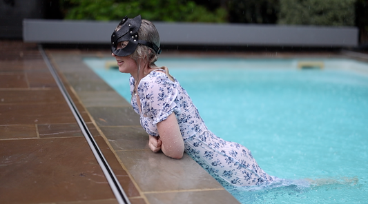 Flowy Summer Dress In Pool